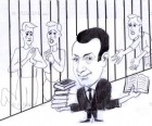 New section in MAMUL.am news agency: Caricatures. The visit of the Minister of Justice Hrayr Tovmasyan to detention centers