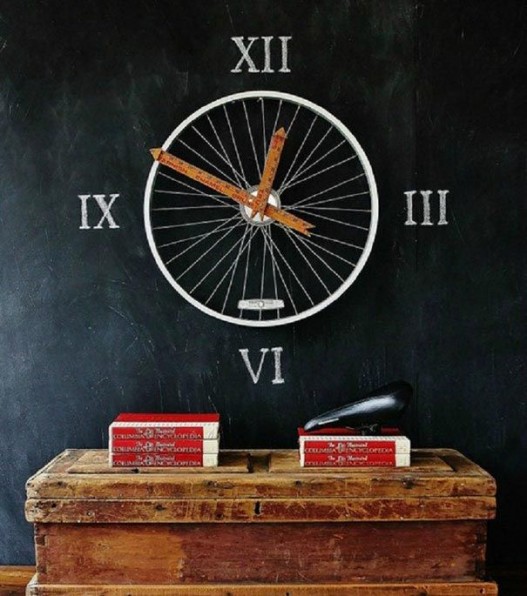 Велосипедное колесо ⇒ часы