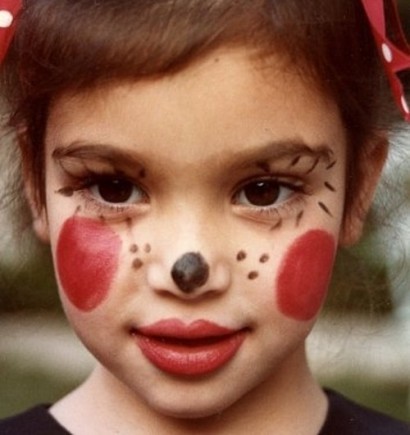 Детские фото Ким Кардашьян