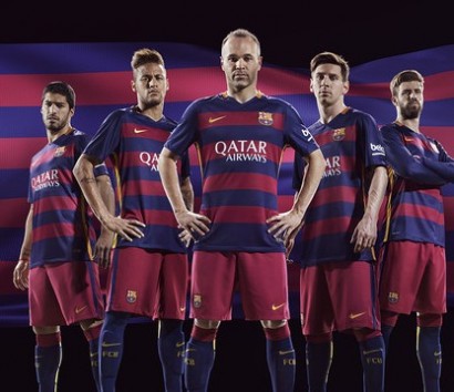 The new Barça kit for the 2015/16 season