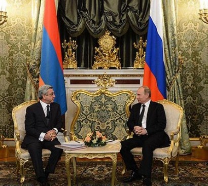 Владимир Путин встретится с Президентом Армении Сержем Саргсяном