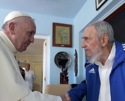 Cuba: Pope Francis meets Fidel Castro after Havana Mass
