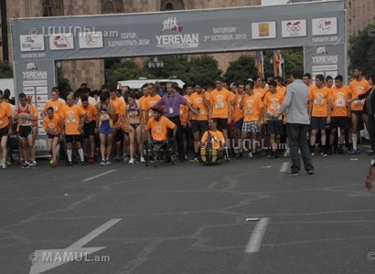 Երևանում տեղի ունեցավ վազքի միջազգային կիսամարաթոնը