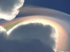 Tourist captures spectacular ‘fire rainbow cloud’ phenomenon on camera