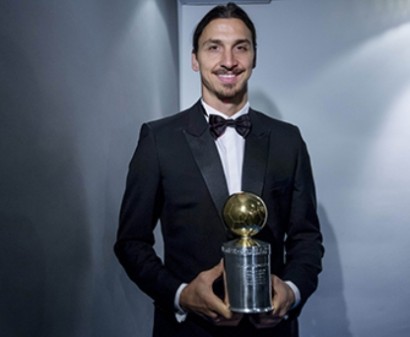 PSG star Zlatan Ibrahimovic wins Sweden top player award for 10th time