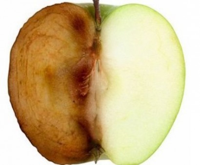 Потемнение надкушенного яблока
