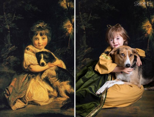 «Միսս Բլոուզի դիմանկարը շան հետ», Ջոշուա Ռեյնոլդս