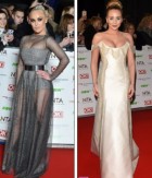 Red carpet fashion fails: Extreme cleavage, bum-skimming hemlines and a bridal gown - the worst dressed stars at the National Television Awards revealed