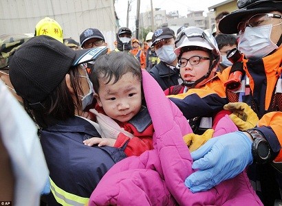 Ֆոտոշարք` Թայվանի ավերիչ երկրաշարժից