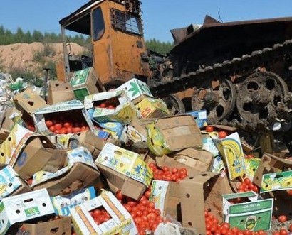 Ռուսաստանում կես տարվա ընթացքում 2500 տոննա արգելված սննդամթերք է ոչնչացվել