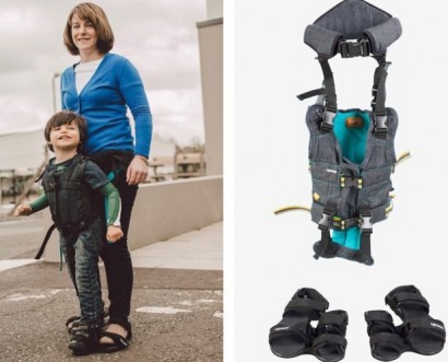Счастье - просто ходить: мама изобрела «костюм» для ходьбы детей с диагнозом ДЦП