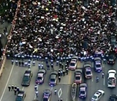 ԱՄՆ-ի ողջ տարածքով ընդլայնվում է ոստիկանների դեմ իրականացվող բողոքի ցույցերի աշխարհագրությունը