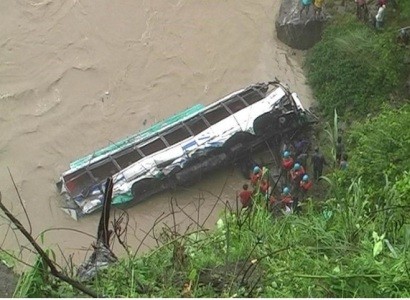 20 killed, 17 injured in Chitwan bus accident