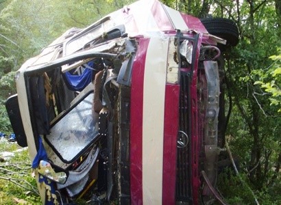 10 человек в Китае погибли в аварии с участием автобуса