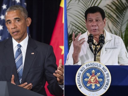 Philippine President calls Obama 'the son of a w****' as he refuses to be lectured on human rights