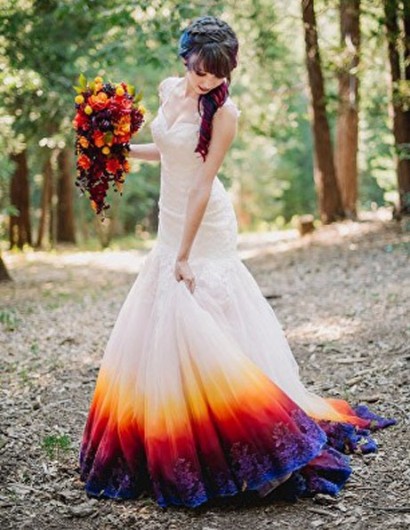 Свадебное платье своими руками: художница решила сделать свой наряд на свадьбу особенным