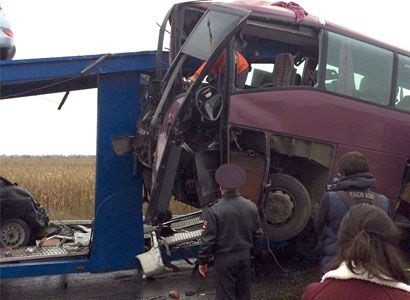 Попавший в ДТП автобус рейса Москва-Ереван принадлежал Карену Погосяну