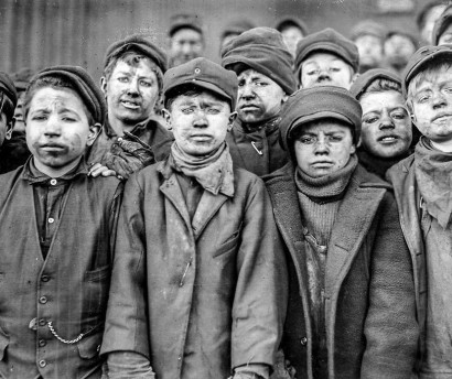 Детский труд в Америке XX века: фотографии детей на угольных и цинковых шахтах