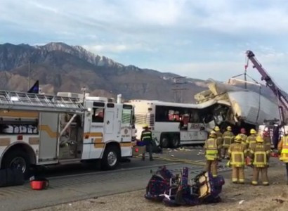 13 dead, at least 31 injured in tour bus crash in Desert Hot Springs