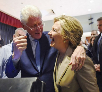 A hoax news article reported that Hillary Clinton filed for divorce from Bill Clinton just after the 2016 presidential election