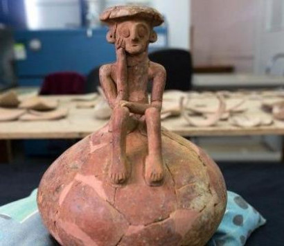 В Израиле обнаружена 4-тысячелетняя фигурка роденовского мыслителя