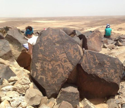 Тысячи петроглифов найдены в Черной пустыне в Иордании