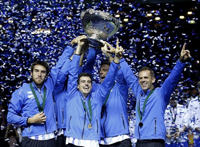 Argentina rallies for first Davis Cup title