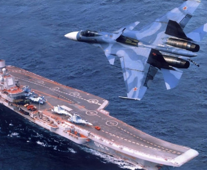 «Ադմիրալ Կուզնեցով» ավիակրի վրա վայրէջք կատարելիս կործանվել է ռուսական «Սու-33» կործանիչը