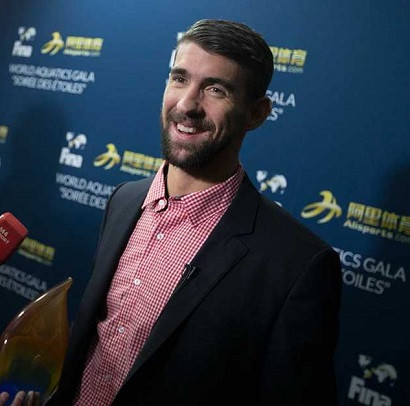World swimming champ Michael Phelps honoured at kick-off gala for FINA Windsor 2016