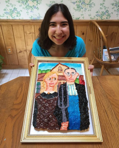 Студентка Гарварда переносит шедевры живописи на свои торты