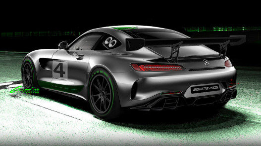 Mercedes-Benz опубликовала первые изображения гоночного автомобиля на базе суперкара AMG GT