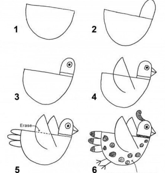 Как нарисовать персонажей пошагово с инструкциями