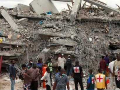 Dozens dead and wounded after church roof collapses in Nigeria