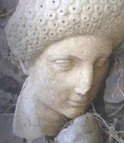 Crete found antique sculpture of perfect beauty