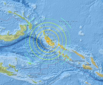 Powerful quake strikes off PNG, initial tsunami alert wound back
