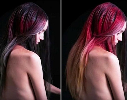 Colour-changing hair dye reacts to the world around you