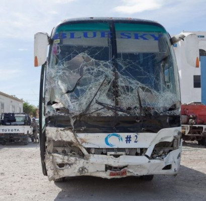 Bus runs into crowd in Haiti, killing at least 34 people