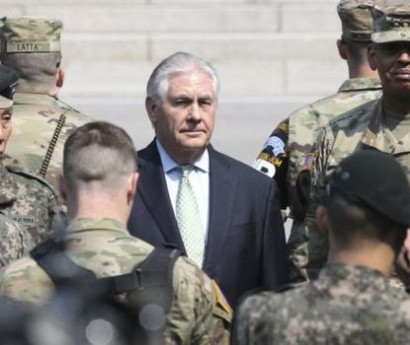 US military action against North Korea 'an option on the table', Secretary of State Rex Tillerson says