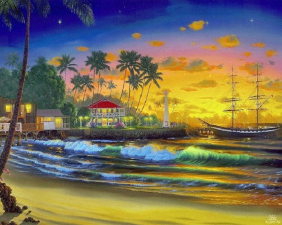 Гавайи: сказочные пейзажи художника John Al Hogue