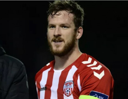 Derry City in shock after sudden death of captain Ryan McBride