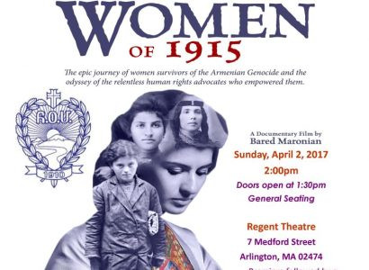 Limited Tickets Available for ''Women of 1915'' April 2 Boston Premiere