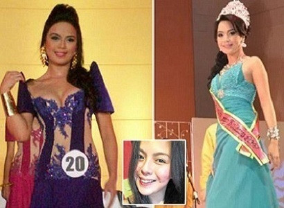 Filipino beauty queen, 23, is shot dead by ‘hitmen’ moments after they knocked on her door bringing her flowers and chocolates