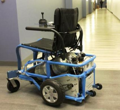 Создано инвалидное кресло на сжатом воздухе