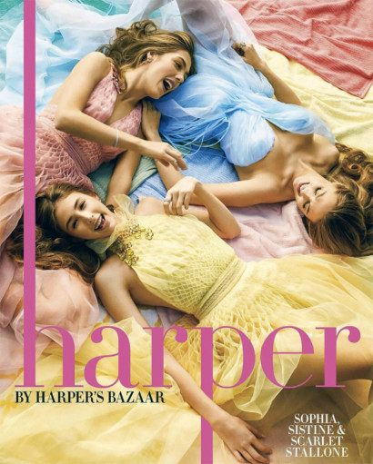 Սիլվեսթեր Ստալոնեի երեք դուստրերը զարդարել են Harper’s Bazaar ամսագիրը
