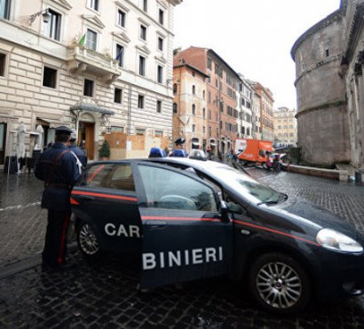Emergency services respond to explosion outside post office in Rome