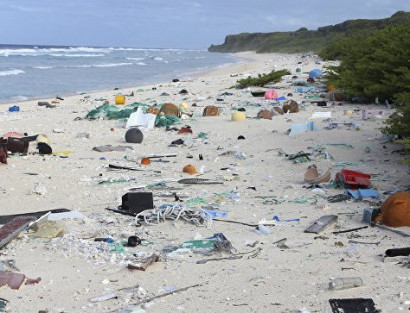 The island in the Pacific Ocean is recognized as the most littered in the world