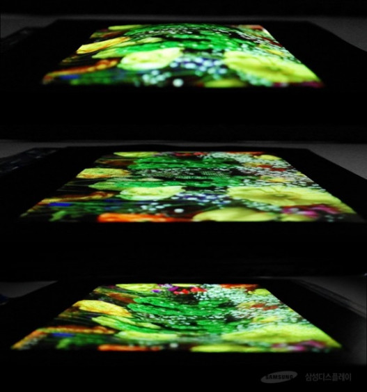 Samsung showed an expandable OLED display