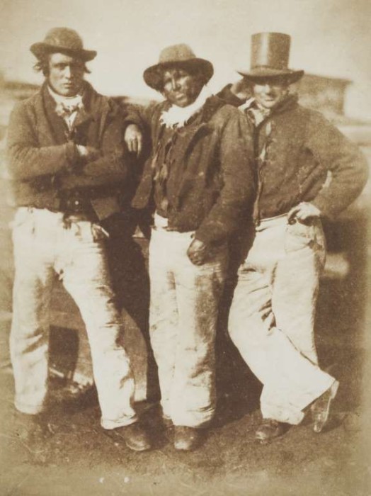 Рыбаки из Ньюхейвен в 1845 году