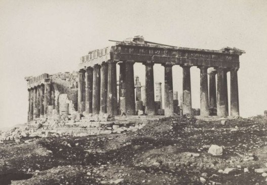 The Parthenon in Acropolis. Athens, 1852