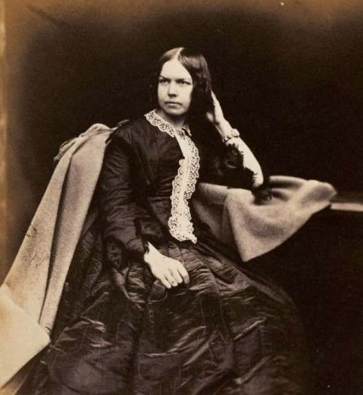 Портрет женщины, сделанный примерно в 1854 году